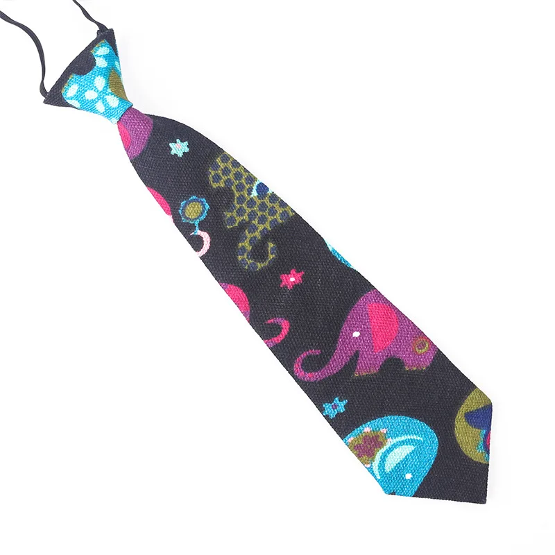 Детский галстук мультяшная Резина Женский Галстук японский Shibuya Ретро порт ветер галстук модный Индивидуальный милый - Цвет: BT014K