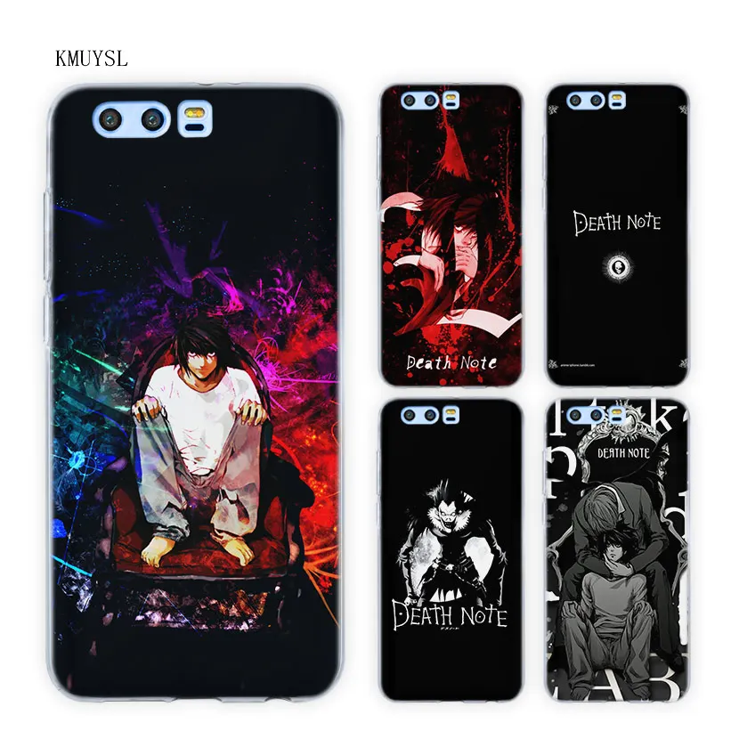 

KMUYSL Death Note anime TPU Transparent Soft Case Cover for Huawei Honor 9 8 Lite 7X 6A 6X 6C Pro 10