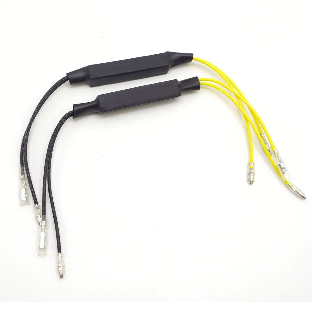 

2pcs 27w Load Resistors LED Flash Rate Turn Signals Light Indicator Controllers Brake Running Motorcycle