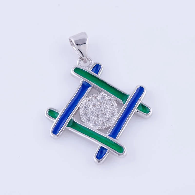 Hot Trendy Jewelry Vintage Zircon Enamel Czech Charms For Making Diy Copper Micro Pave Floating Wholesale Bedels | Украшения и