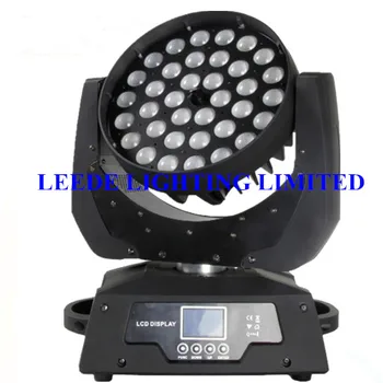 

8pcs/lot professional zoom led washer light 36x10w Quad Color 4 in 1 Moving Head Wash LED With Zoom