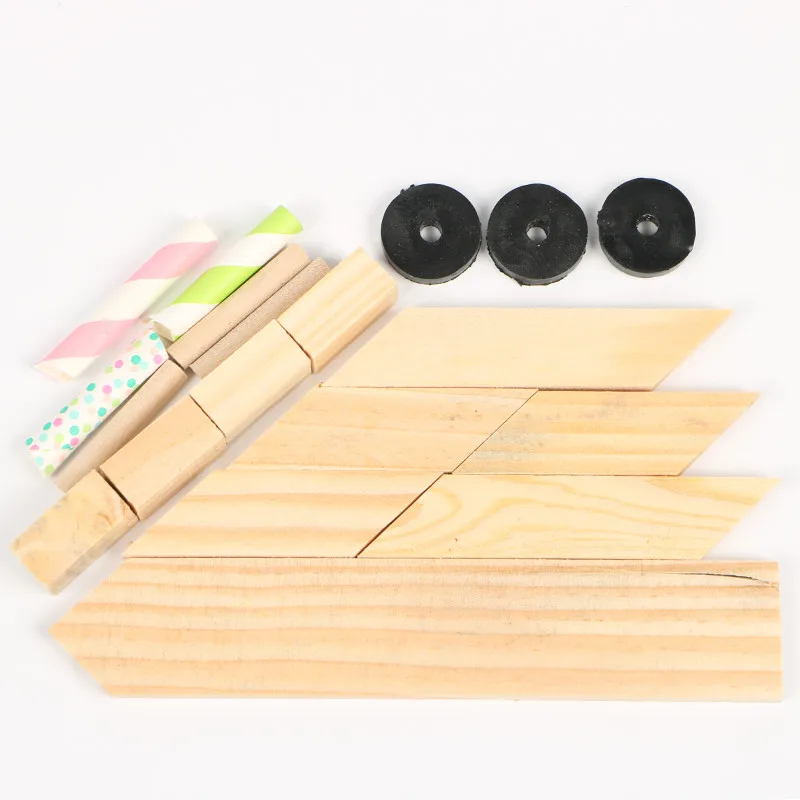 

DIY Wooden Plane Model Kit Wood Kids Physical Science Experiments Toy Set Preschool Educational
