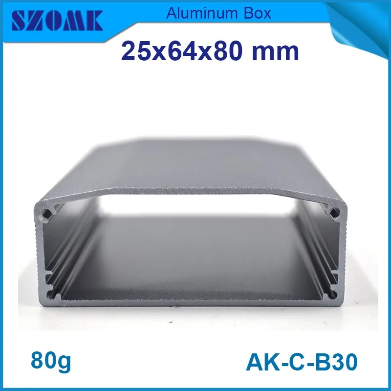 

4 pcs/lot aluminium electrical distribution box extruded aluminum housing aluminum box enclosures for electronics