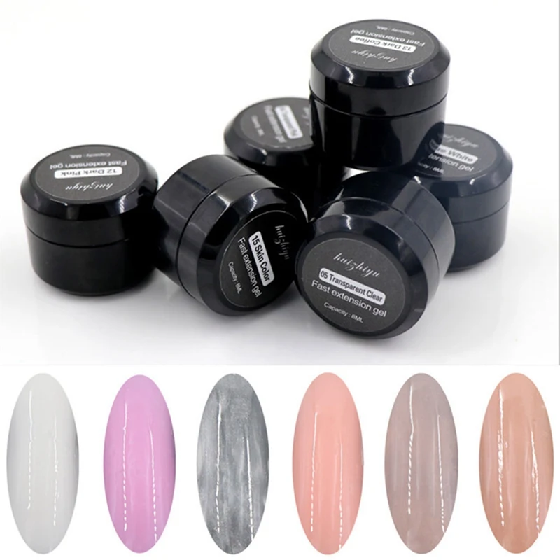 

New Nail Round Bottles Quickly Extend Crystal Glue Painless Paper Holder Phototherapy Extension Gel Gel Gel