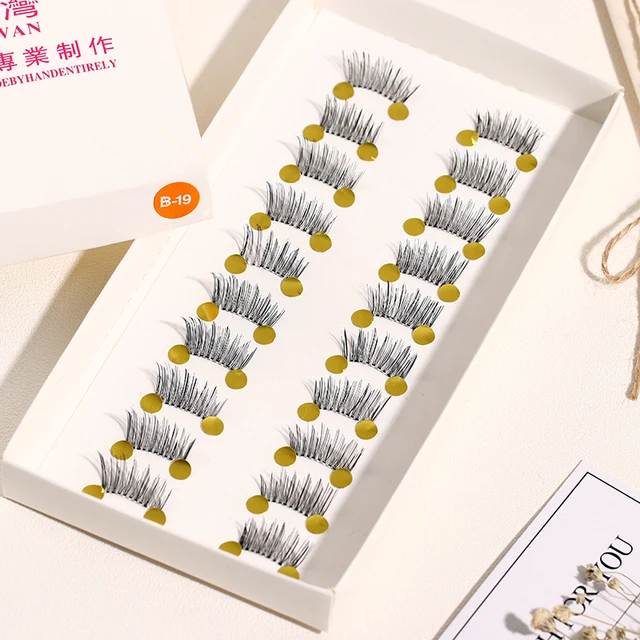 Best Price High Quality 10 Pairs/set Pro Beauty Makeup Mini Half Corner Black False Eyelashes Natural Fake Eye Lashes Makeup Tools Best Price High Quality 10 Pairs/set Pro Beauty Makeup Mini Half Corner Black False Eyelashes Natural Fake Eye Lashes Makeup Tools