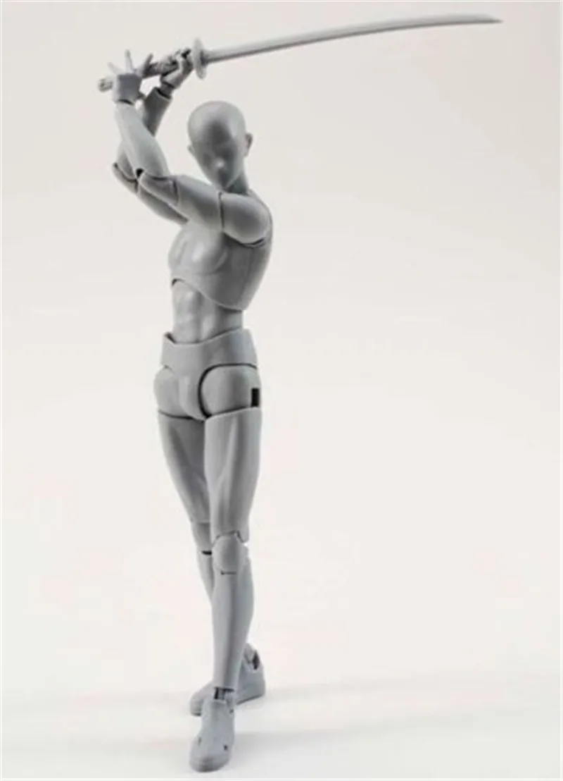 BODY KUN/Боди CHAN BODY-chan body-kun серый цвет Ver. Черная ПВХ фигурка Коллекционная модель игрушки