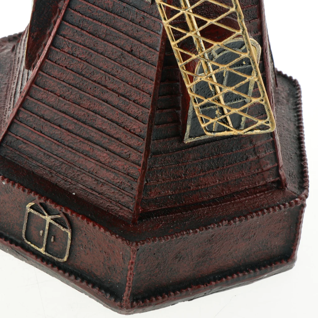 European Vintage Holland Windmill Resin Piggy Bank Home Cafe Pub Bar Decoration Ornaments Craft Gifts