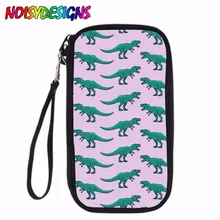 Динозавры Кошелек для монет с принтом Для женщин кошелек женский держатель для карт Длинные Леди небольшой клатч на молнии дропшиппинг Mochila Bolsa