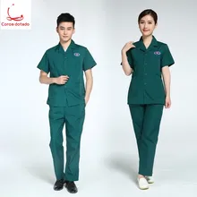 Аварийный Центр рабочая одежда белое пальто с коротким рукавом медсестра одежда костюм обувь для мужчин и женщин Одежда для врачей с длинными рукавами