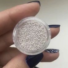 1 бутылка золото серебро дополнительно мини-икра бусины гель лак для ногтей советы жемчуг мяч Pro Маникюр Педикюр DIY 3D украшения