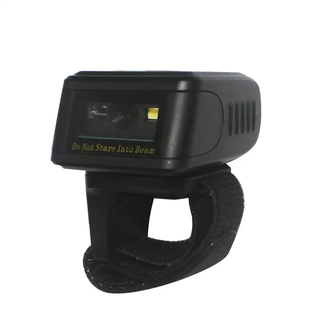 Anel de Dedo Leitor de Código de Barras Bluetooth sem Fio Scanner de Código de Barras para o Inventário Mini Cmos Interface 2.4g Terminal Pos qr 1d 2d S03