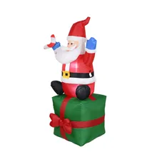 Inflatable Santa Claus Light Inflatable Christmas Decoration Garden Inflatable Toys Outdoor Toys decoration inflatable bulb with light