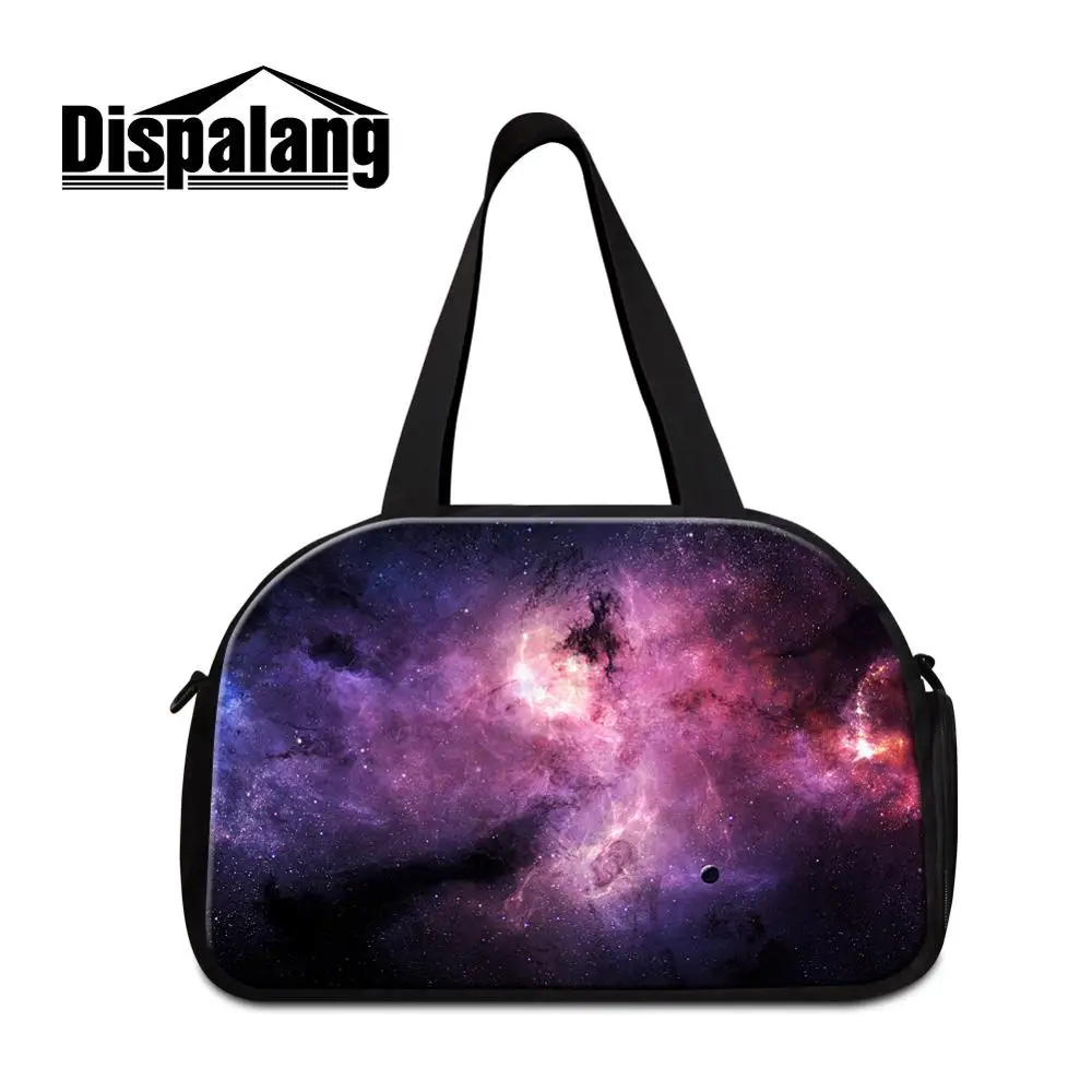 Стильные женские Путешествия Duffle Сумки Galaxy Star Universe повседневные мужские сумки Дорожная сумка с короткими ручками Обувь Сумка выходные сумка - Цвет: Прозрачный