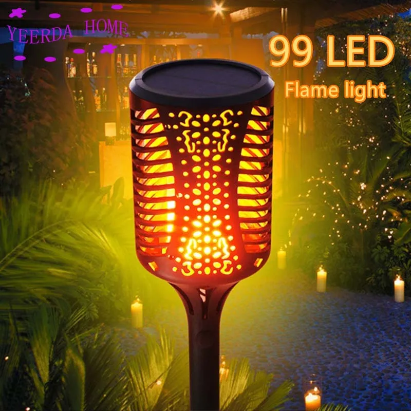 

Solar Torch lamp 99 LED Waterproof Flickering Flame Solar Torch Light Garden Lamp Outdoor Landscape Decoration Garden Lawn Light