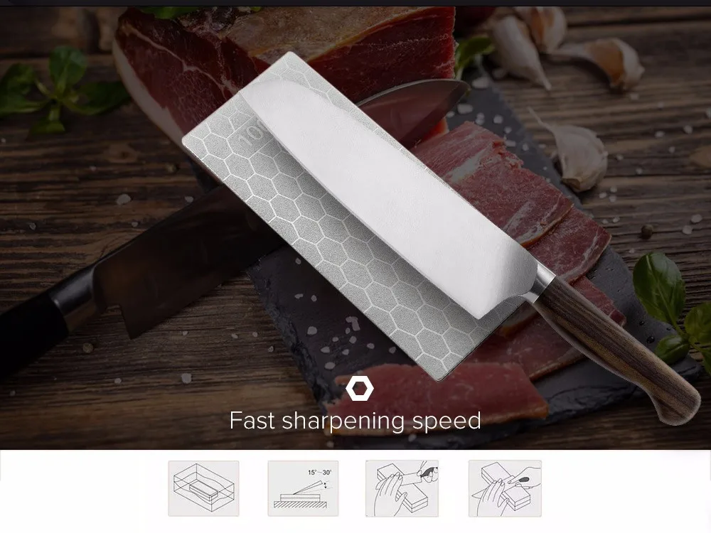 DMD Professional Angle Diamond Knife Sharpener 400 Grit 1000 Grit Whetstone Kitchen Knife Sharpening Whetstone kitchen Tools09