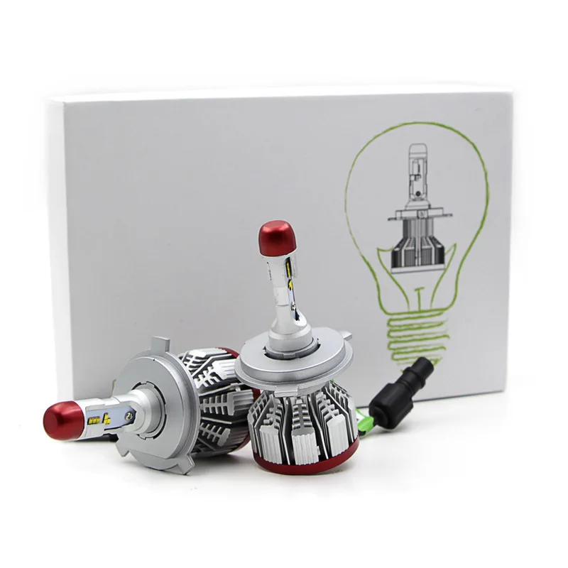 

2PCS Mini Size H7 H11 Led Canbus Bulb 64W 80000LM Car headlight H4 Hi/Lo Beam H1 LED H3 H9/H8 6000K Led 12V H11 Fog Lights