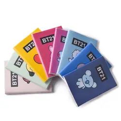 Новый BT21 многоцветный милые мультфильмы K Pop Bts Bangtan обувь для мальчиков корейский стиль Мода CHIMMY TATA KOYA RJ куки SHOOKY MANG Ван