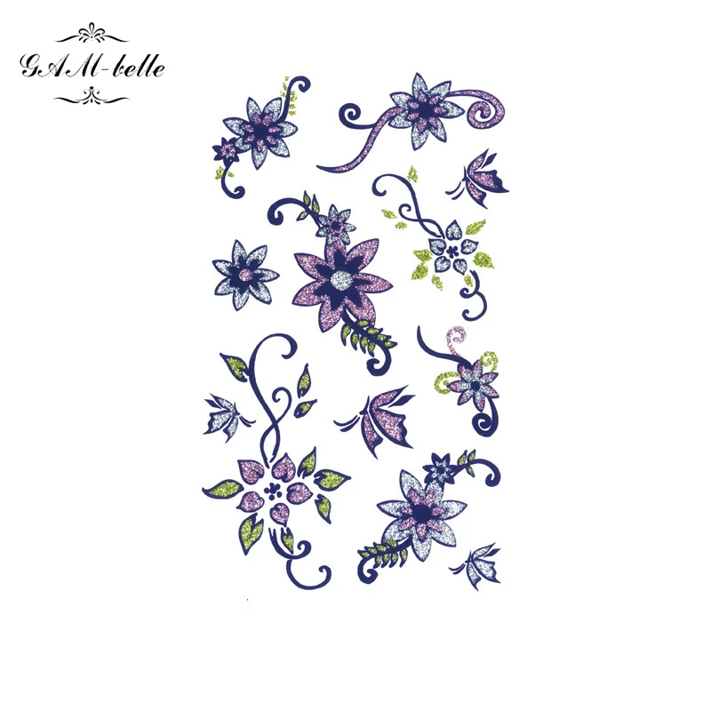 Orchidée De Tatouage Autocollant Os Poitrine Poignet