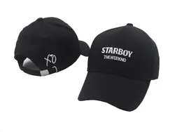 100% хлопок Weeknd Starboy шапки и Stargirl XO папа бейсбольные кепки Snapback хип хоп шапки для мужчин и женщин летние
