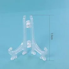 Новые 10 шт./партия живопись Эскиз мольберт Пластик мольберты или посуда тарелка держатели Дисплей для посуды 7,5/12,5/15/17,5 см