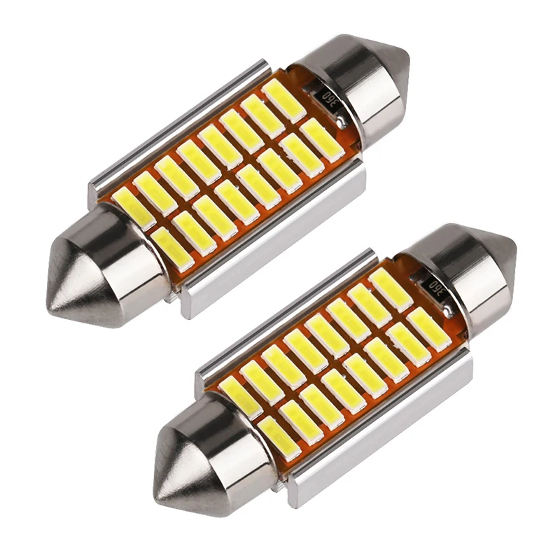 4 шт. автомобильные лампы 12 В C5W C10W 4014 C5W|auto interior|c10w led 39mmcar interior dome light |
