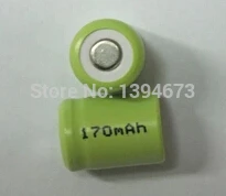 

HOT NEW 1/3AAA 1.2V 170mah NI-MH nimh rechargeable battery 170mah 1.2V Nickel metal hydride bluetooth headset battery