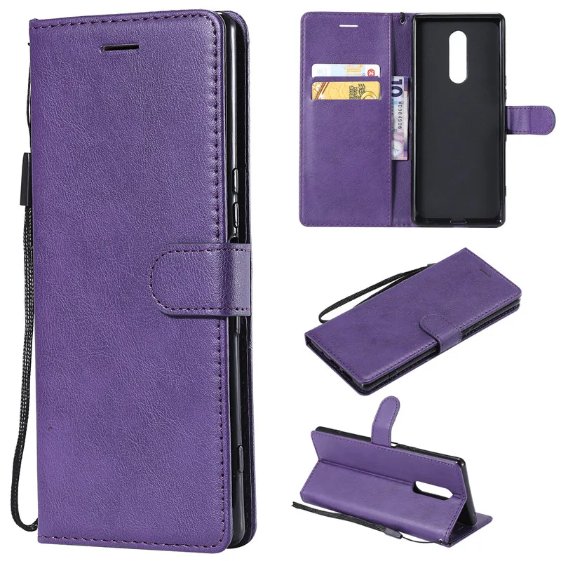 Wallet Leather Case For Sony Xperia XZ4 Case Flip Cover For Sony XZ4 Case PU Leather Magnetic Flip Mobile Phone Bag For Sony XZ4 (1)