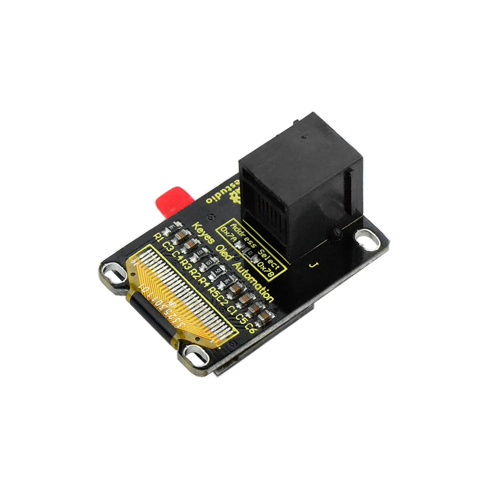 Новинка! Keyestudio EASY Plug 128x64 OLED модуль дисплея для Arduino STEAM|Аксессуары