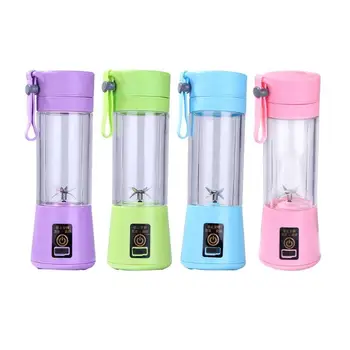 

380ml Portable Mini Juicer USB Rechargeable Blender Mixer Juice Machine Smoothie Maker Household Small Juice Extractor 2/4/6