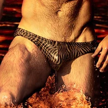 AUSTINBEM, сексуальные мужские купальные шорты в полоску зебры, сексуальные мужские купальные шорты для геев, пляжные купальные шорты Sunga