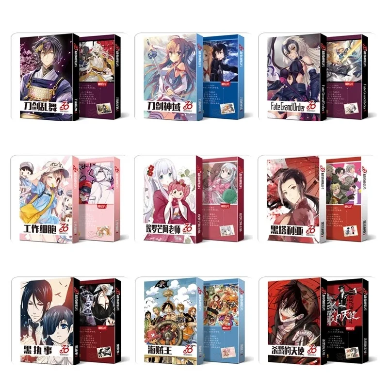 

30 Sheets/Set Anime Postcard Angels of Death Tokyo Ghoul Collection Greeting Card Birthday Letter Envelope Gift