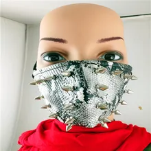 10 шт./упак. хипстерские представления маски каменная маска серпантин шипы мужчин и женщин персонализированные мотоцикл пыли ветрозащитные маски