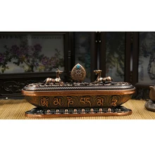 1 шт. сплав Подставка для ароматических палочек сжигание Joss горелка insense пепельницы 17,5x4,5x9 см