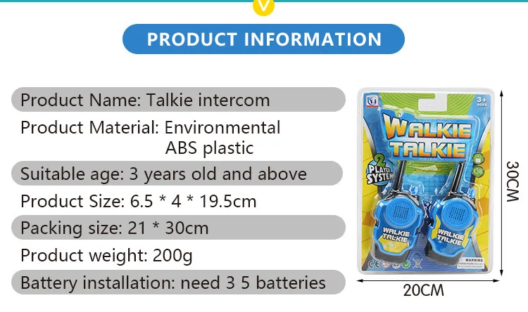 Детские рации, игрушки, мини двухсторонние Радиоприемники, Детские ролевые игры, мобильный телефон, говорящие игрушки для детей, диапазон 50 м