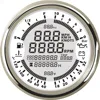 Waterproof Universal 6 in 1 Multi-function Gauges GPS Speedometer Tachometer 12V 24V Fuel Level Water Temp Oil Pressure 0~10Bar ► Photo 3/6