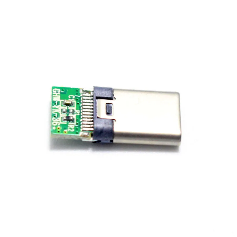 10 шт. DIY OTG USB-3.1 сварочный Штекерный соединитель USB 3,1 type C разъем с печатной платой вилки линии передачи данных терминалы для Android