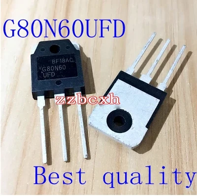 

Free shipping 2PCS/LOT New original G80N60UFD 80N60 80A 600V SGH80N60UFD TO-3P