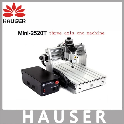 mini 2520T three axis cnc engraving machine,small DIY cnc cutting