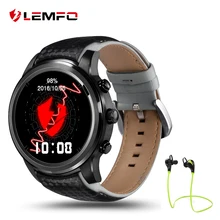 2017 Best LEMFO LEM5 Android 5 1 OS Smart Watch 1GB 8GB Bluetooth 3G Wifi Smartwatch