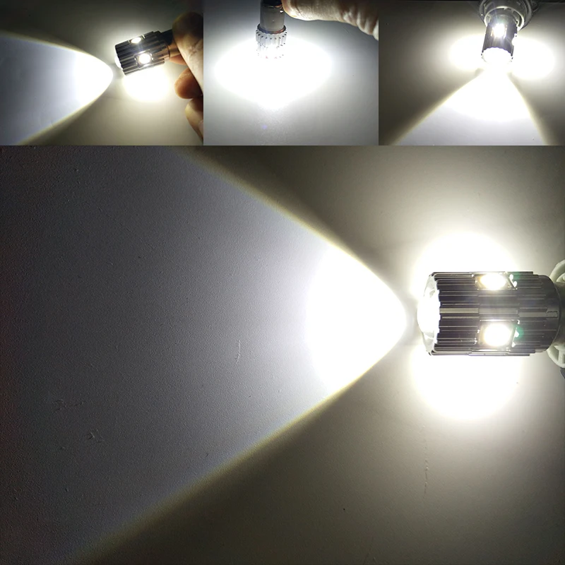 CNSUNNYLIGHT 2pcs 1156 LED BA15S P21W BAU15S PY21W S25 5Osram Chips 6000K White DRL Car Tail Fog Bulbs Brake Light Reverse Lamp (11)