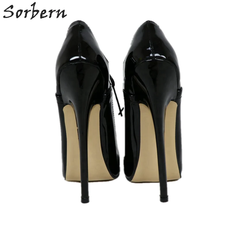 Sorbern/туфли-лодочки на высоком каблуке для стриптиза; женская обувь на каблуке 18 см; размер 43; женские туфли-лодочки на шпильке с острым носком на заказ; женские туфли-лодочки