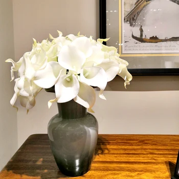 

10pcs one bouquet Rare Heirloom Bonsai Different Types of CallaLily Flower Professional Common Callalily Indoor artificial