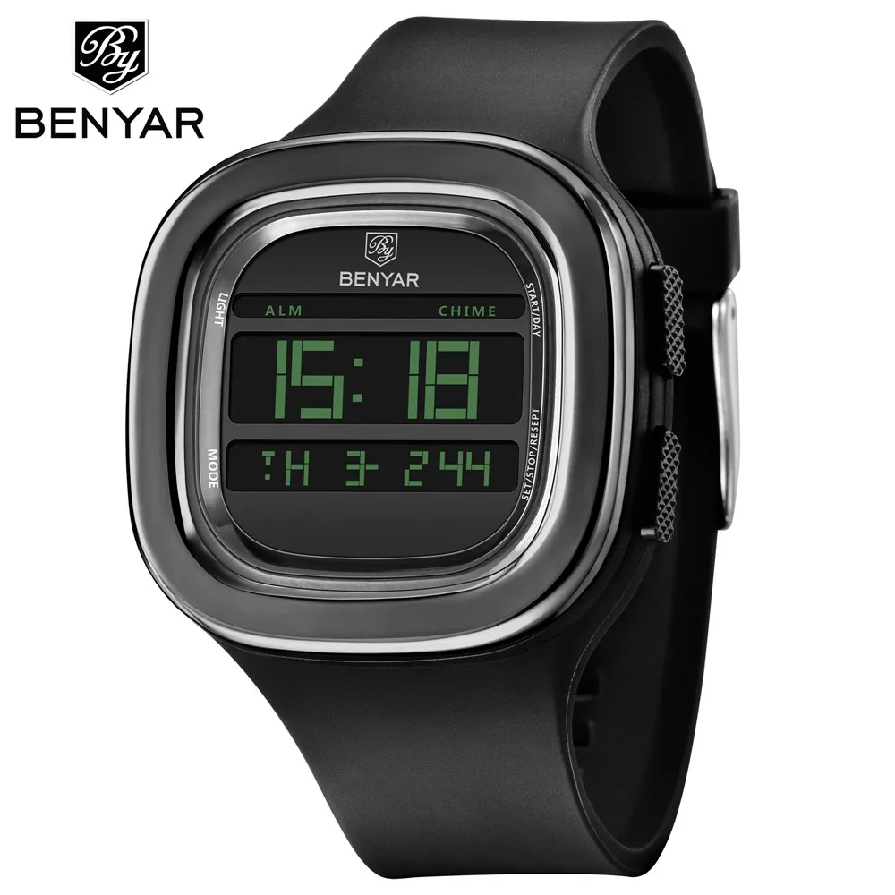 

BENYAR Men Digital Watch Mens Luxury Brand Sport Wristwatches Men's LED Electronic Watches Male Military Clock relojes hombre