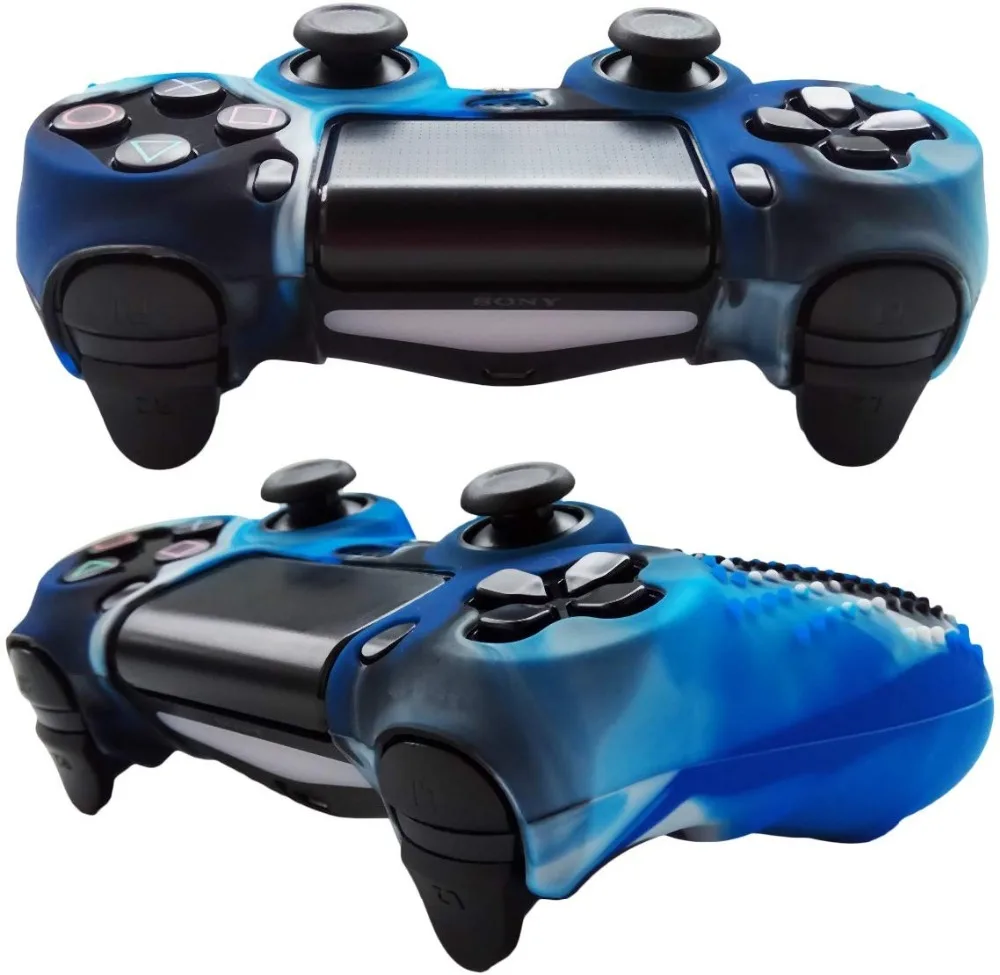 Чехол YOTEEN разных цветов для Dualshock 4, силиконовый резиновый гелевый Чехол в горошек для sony PS4 Slim/Pro, чехол для контроллера, цветной