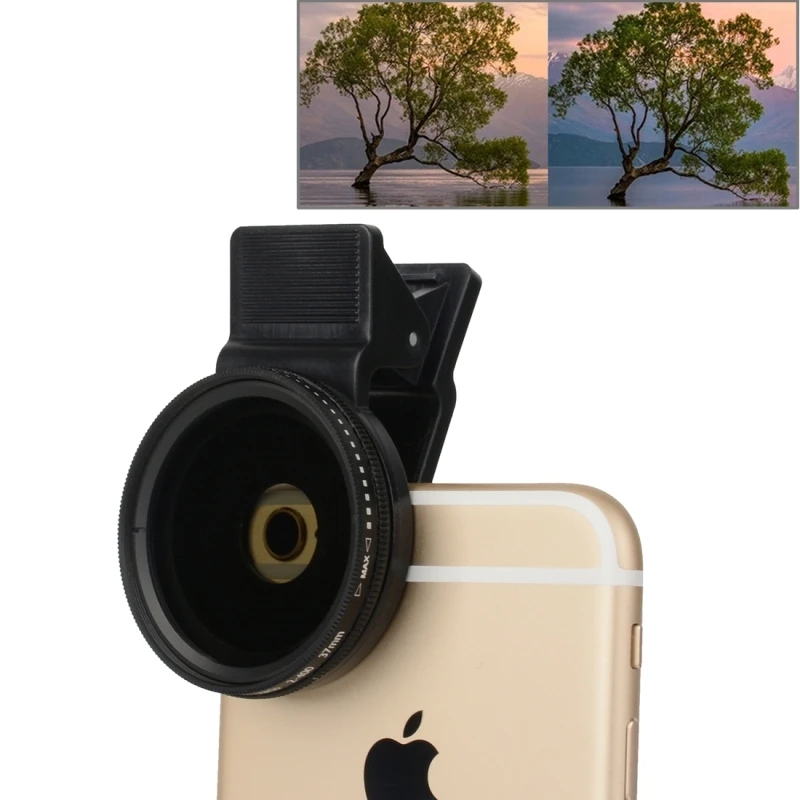 imágenes para Universal de 37mm del teléfono celular lente de cámara profesional para iphone 7 más 6 6 s plus samsung nd circular polarizador filtro nd2-nd400 lente imágenes para Universal de 37mm del teléfono celular lente de cámara profesional para iphone 7 más 6 6 s plus samsung nd circular polarizador filtro nd2-nd400 lente