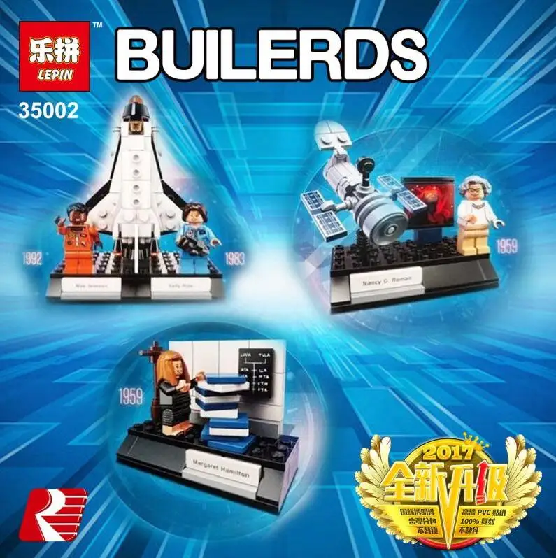 

Lepin 35002 Space Series Scientist Lady Set Building Blocks Bricks Educational Toys Compatible LegoINGlys 21312