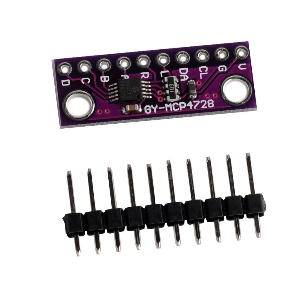 MCP4728 12 бит I2C цифро аналоговый преобразователь модуль датчика DAC разбивающийся с