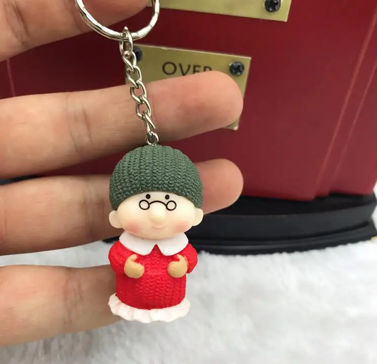 Брелок для ключей с дедушкой и дедушкой, милый брелок для дедушки и дедушки, фигурный брелок для сумки, вечерние автомобильные подарки