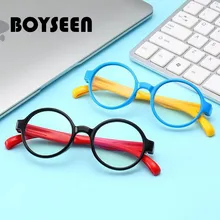 Boyseen Мода для детей с защитой от УФ-излучения оправа для очков очки с прозрачными стеклами оправа для оптических очков F012