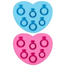 Силиконовая форма для льда в форме кольца, форма для выпечки шоколада, аксессуары для кухни